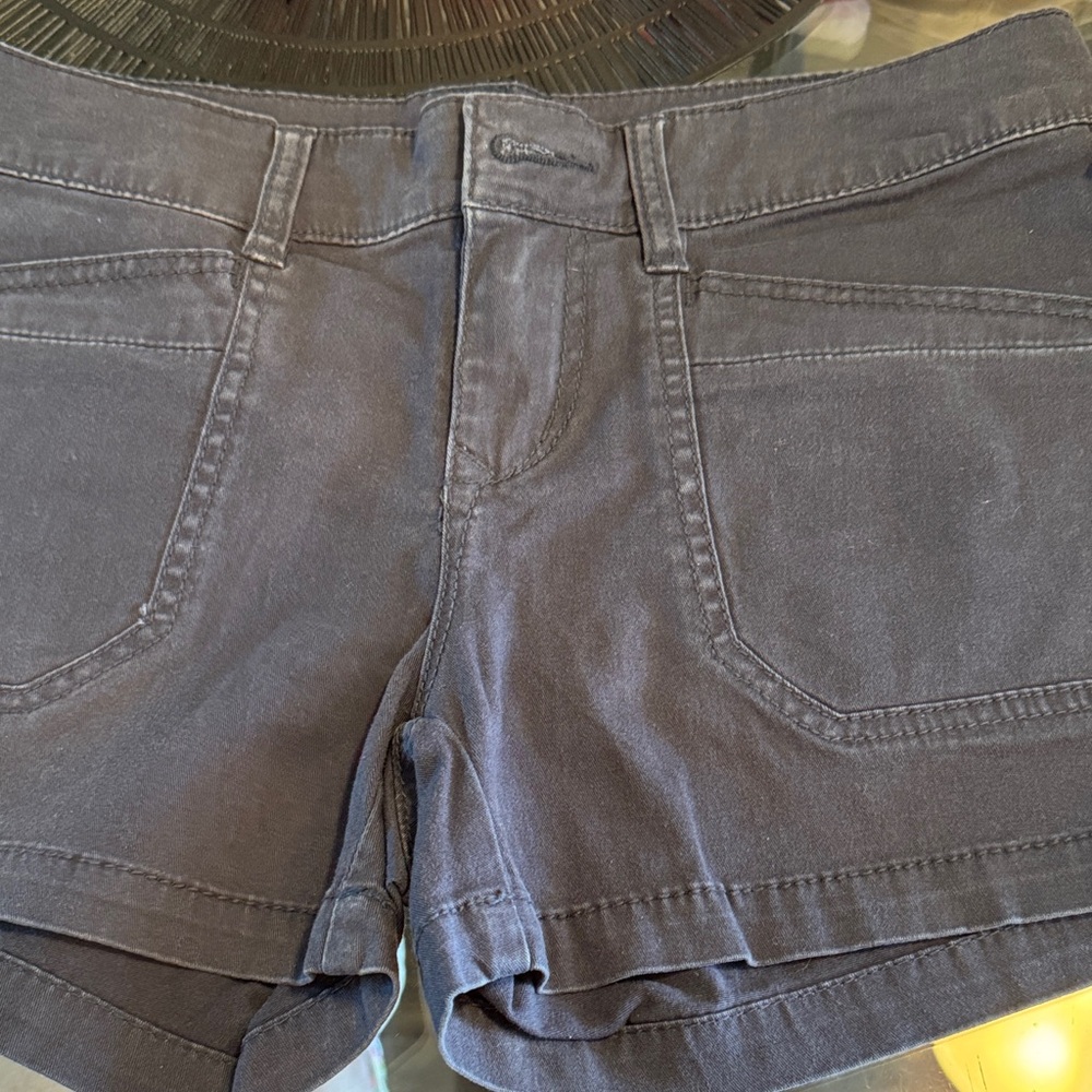 Women's Gray Denim Shorts